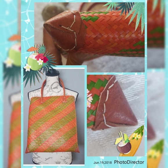 Woven Straw Tote Bag - Picture 8 of 8